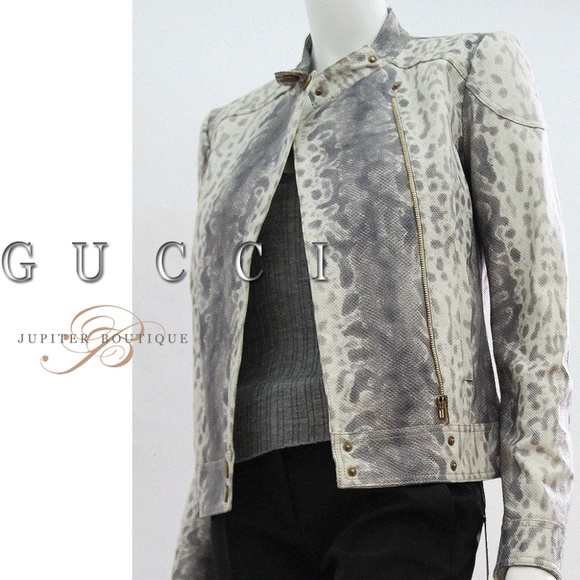 GUCCI Beautiful Leather JacketIT 40 - NEW